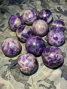 Factory Price Natural Stone Amethyst Crystal Ball Hand Carved Polished Amethyst Gemstone <strong>Sphere</strong> for Home Decoration and Gifts - Product Image 2