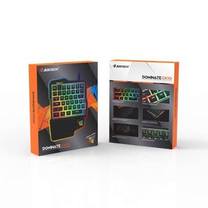 Jertech GK10 35 Keys Ergonomic Multicolor Backlit Usb Wired Game <strong>Keypad</strong> Left One Hand Mini Gaming <strong>Keyboard</strong> - Product Image 5