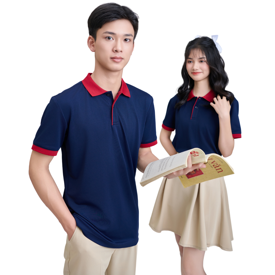 NAVY + rojo + beige