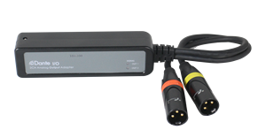 Dante-аналоговый аудиоинтерфейс DO22 с RJ45 и двумя XLR-M выходами для профессиональных звуковых систем - Product Image 3