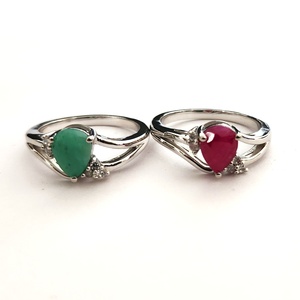 Women's Antique 925 Sterling <strong>Silver</strong> Filigree Ring Genuine Emerald for Wedding Setting Technology Finger <strong>Usage</strong>