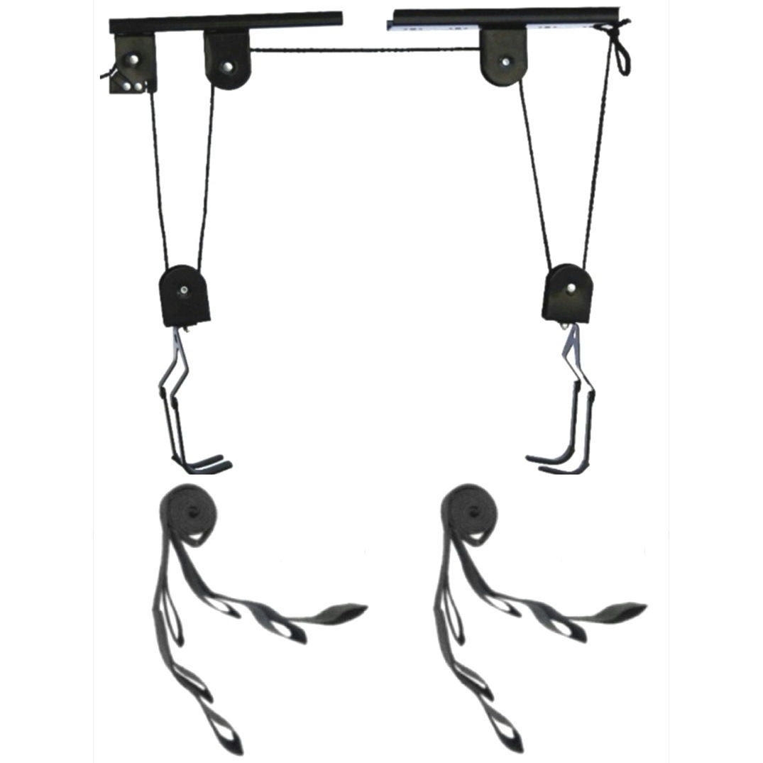Black/1 hanging bracket + 2 multi-functional hanging ropes