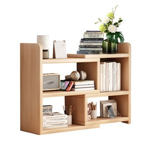 Bàn Bằng Gỗ Tủ Với Có Thể Điều Chỉnh Kệ Văn Phòng & Lưu Trữ Nhà Giá 3-Tier Gỗ Óc Chó Màu 30Cm - Product Image 2