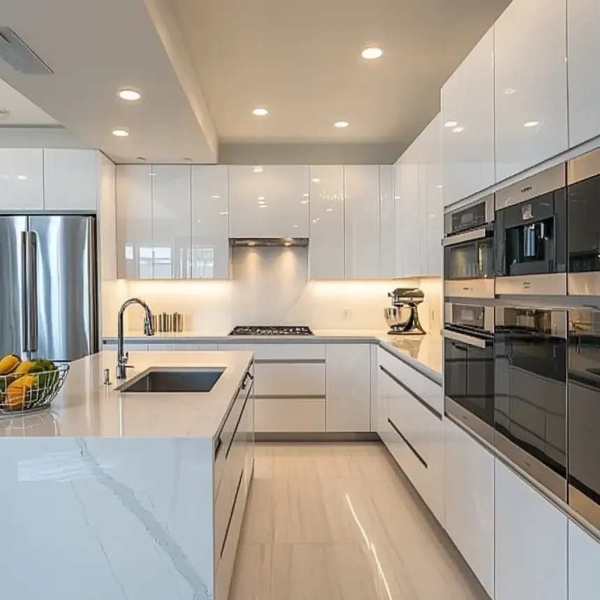 lacquer kitchen cabinet