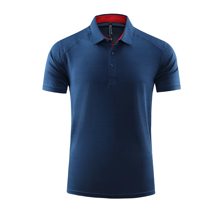 Polos grises transpirables de secado rápido de alta calidad para hombre, venta al por mayor, camisetas personalizadas de talla grande para hombre en todos los nuevos diseños