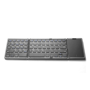 Schlussverkauf dreifaltung drahtlose Bluetooth-Tastatur mit Touchpad Multi-System Handy Tablet - Product Image 4