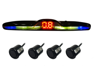 Sistema de sensor de aparcamiento para coche, accesorio de marcha atrás con pantalla LED, 4 sensores, fabricación Universal - Product Image 3