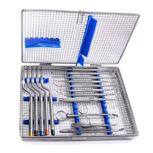 Sıcak satış paslanmaz çelik Implant cerrahi membran kiti 26-piece Oral cerrahi aletler diş Implant kiti Set - Product Image 1