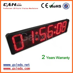 Ganxin 8 ''6 cifre di alta qualità orologio LED popolare gara Timer con telecomando distributore a basso prezzo - Product Image 5
