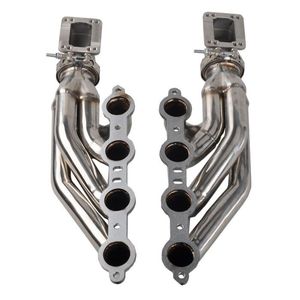หัวท่อไอเสียสำหรับ V8 1997-2015 LS1/LS2/LS3/LS6 lsx หัวเทอร์โบผสมไอเสียกับ T4 T3ถึง3.0 "V BAND - Product Image 3
