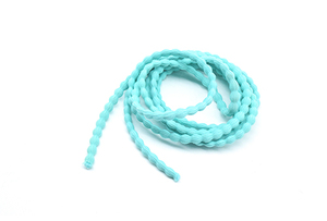 Pp Cords 3mm <strong>Colorful</strong> Korea Wavy Pattern Nylon <strong>Elastic</strong> Rope <strong>String</strong> Latex Rubber Strap Cords Silicone Cords - Product Image 2
