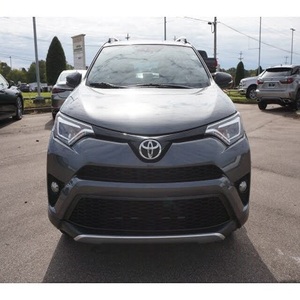 Toyota Rav 4 2015グレー自動ギアターボ4Lエンジンガス/ガソリン燃料中古車レザーシートリアカメラダークインテリア