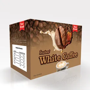 High Quality Fast Selling Instant White Coffee Creamy and Nutty Flavors GMP Manufacturer And Easy Delivery OEM ODM Product