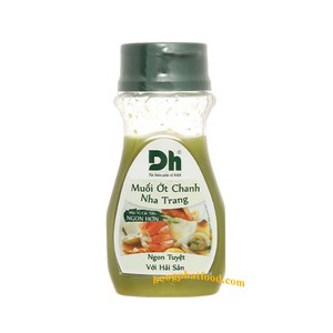 [Vietnam] DHFoo.ds Nha-Trang Lemon Green-Chili Sauce Bottle 200gr No Synthetic Color / No Artificial Preservatives Instant Sauce - Product Image 1