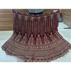 Premium Rajwada tarzı ağır Jarkan çalışma Lehenga 4 metre Flair ve ağır bluz ile Set toptan ticaret tasarım ucuz fiyat - Product Image 6