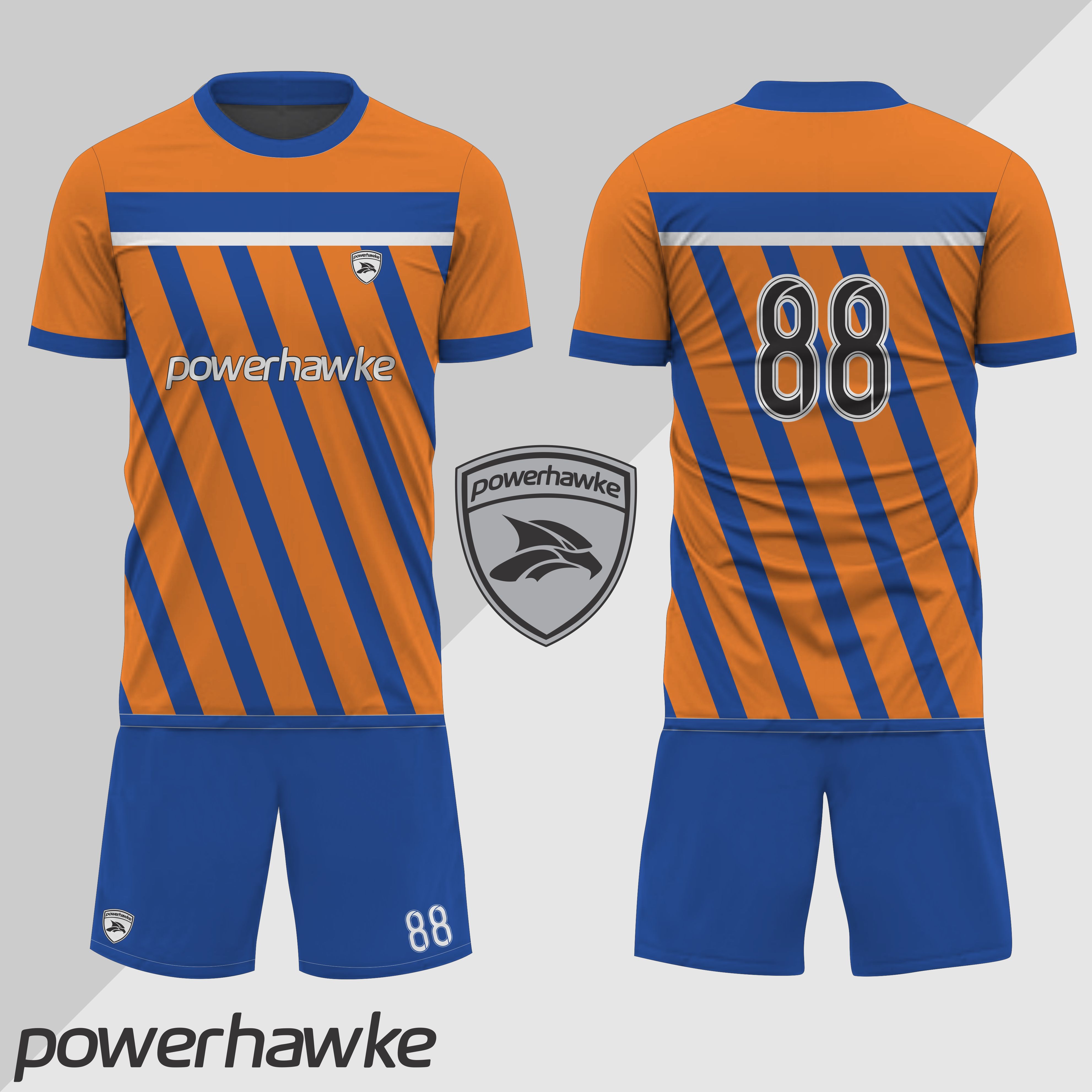 สีส้มสีฟ้า