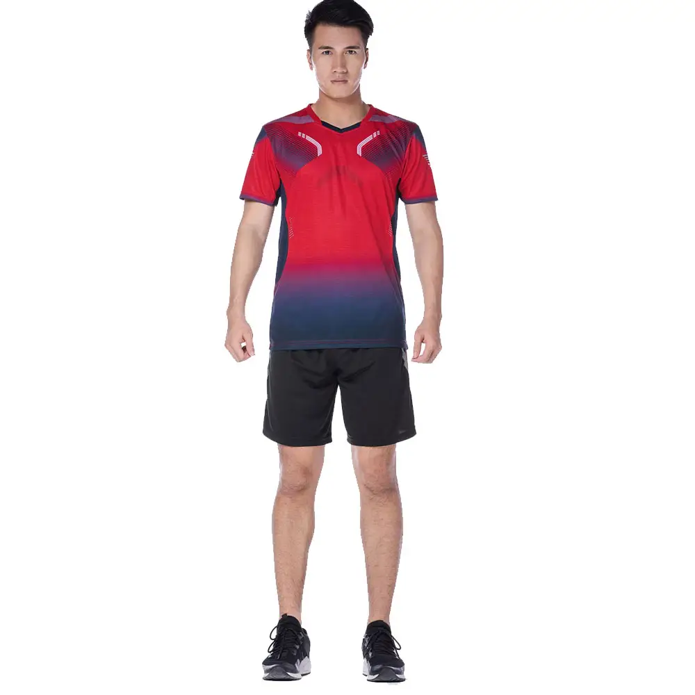 OEM Service Custom Logo Soccer Uniforms For Sports Wear Professional Made Low Price Men's Soccer Uniform