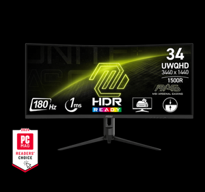 Новый MSI 180 Гц HDR 1500R широкий изогнутый ЖК-дисплей экран компьютера Monit0r - Product Image 2