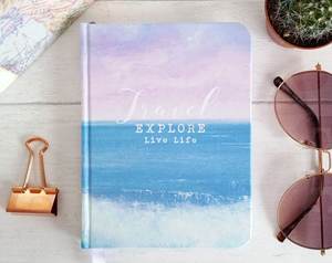 LABON A6 diario di viaggio Notebook fatto a mano il mio Design delle onde del mare personalizza il tuo taccuino di testo - Product Image 2