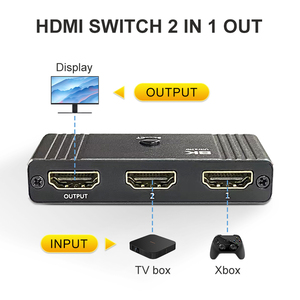 8K HDMl <strong>2</strong>.1 Bidirectional <strong>Switch</strong> ultra High Definition <strong>Switch</strong> Two Into One 8k 60Hz <strong>2</strong> Into 1 Out Computer Video Port 8k Switcher - Product Image 3