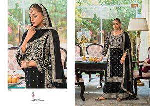 Zarif Chinon Kurti Dupatta ve Plazo şenlikli günler için mükemmel güzel nakış çalışmaları ile Set - Product Image 2