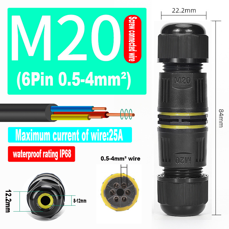 M20-6P(8-12มม.)