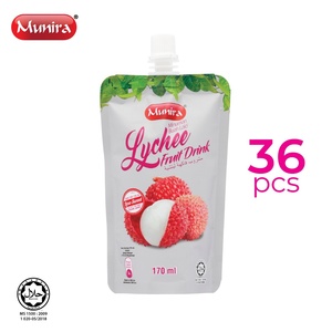 マレーシア製ハラール認定グアバジュース0.17Lアップルグレープマンゴーライチ滅菌パッケージボックスサシェで濃縮 - Product Image 4