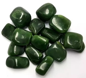 หินหยกสีเขียว,หิน Tumbled คุณภาพสูงขัดหิน Tumble คริสตัลหิน Tumble สำหรับขาย