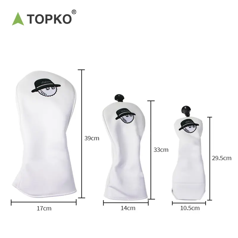 TOPKO उच्च गुणवत्ता टिकाऊ सिर को कवर गोल्फ क्लब कवर सुरक्षात्मक सर बचाव गोल्फ सर बचाव सेट