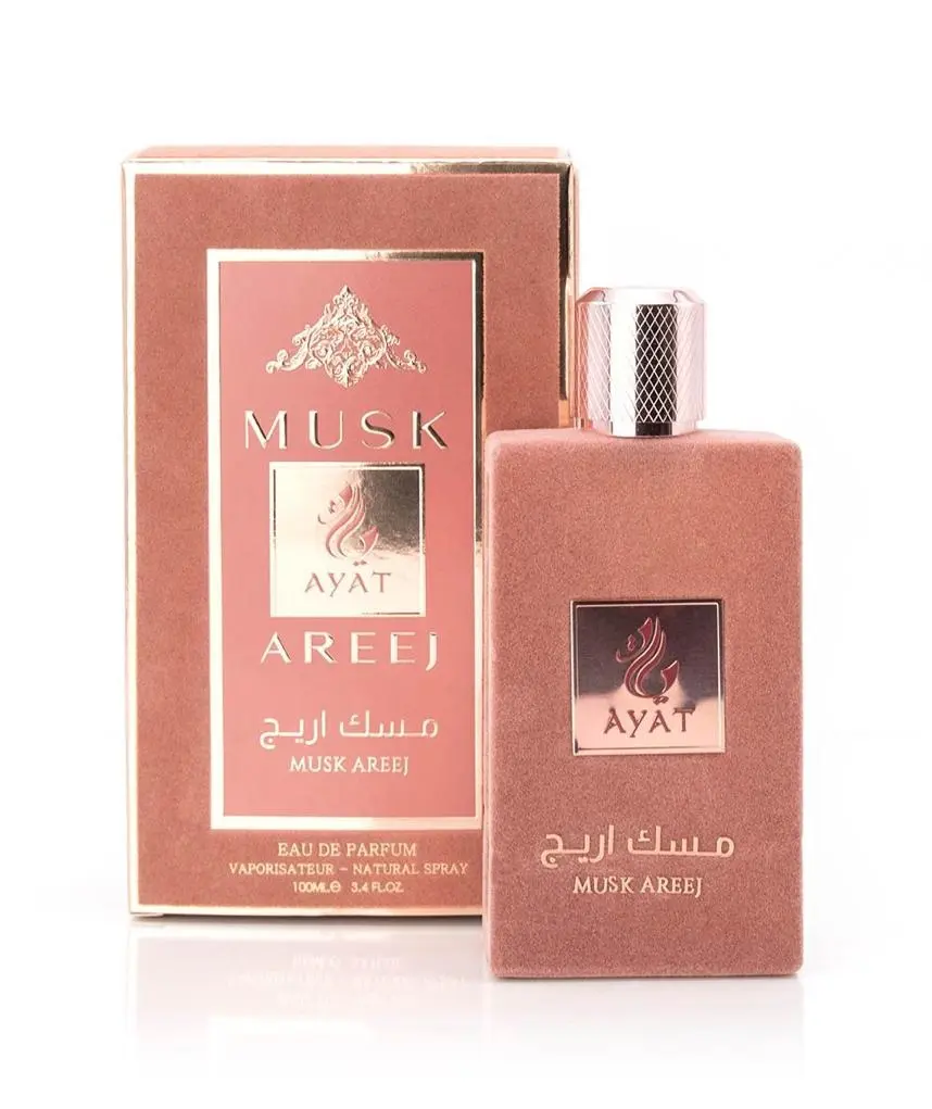 Eau de Perfume MUSK AREEJ 100 mL By Ayat perfumes Dubai perfumes árabes de larga duración