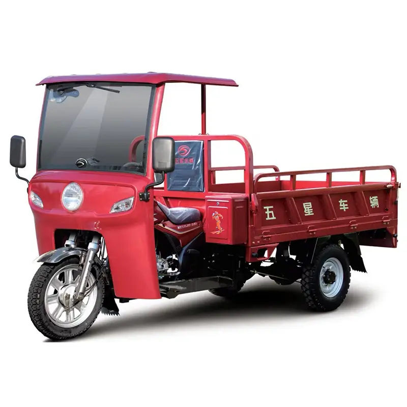 China Manufacturer Good Quality Cargo Transport Motor E-Bike automobile Tricycle 3 Wheeler Motorcycle Fuel powered vehicles