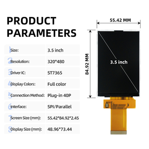 Werks großhandel 3,5-Zoll-TFT-LCD-Anzeigemodule 320*480 IPS-Typ LED-Hintergrund beleuchtung Mipi Dsi/Lvds-Schnitts tellen Digitale Elektronik - Product Image 2