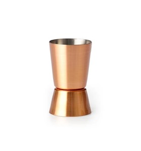Yeni tasarım bakır Jigger ve şarap ve bira Jigger Peg ölçü Peg ölçü Barware aracı için atış cam satılık - Product Image 6