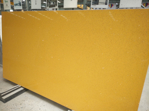 Modern Yellow Mirror Quartz Stone Countertops Kitchens Bathrooms Wall Cladding Vanities Hotels Big Slab Design <strong>3D</strong> Model Solution