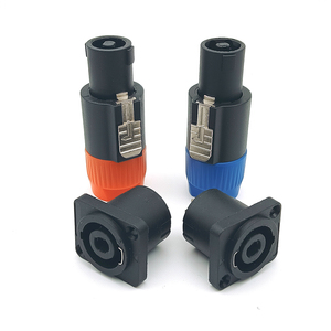 NL4FC 4极4针扬声器电缆放大器连接器，带扭锁扬声器插头音频连接器 - Product Image 4