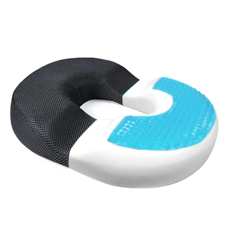 Cuscino ciambella coccige sollievo dal dolore coccige emorroidi ortopediche Memory Foam sedia da ufficio in Gel cuscino seggiolino auto