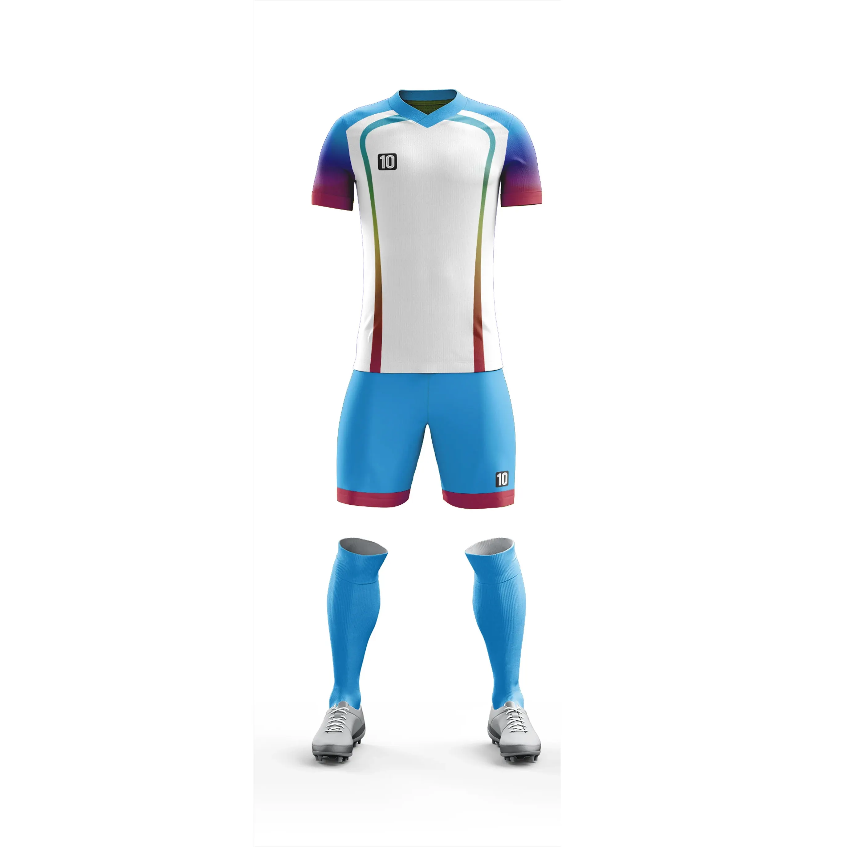 Uniforme de fútbol 2024 diseño personalizado sublimado Retro camiseta de fútbol equipo barato entrenamiento de gran tamaño camiseta de fútbol para hombres