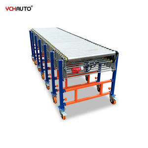 Línea de transportador de rodillos flexible duradera, caja de carga y descarga, cartón con doble dirección, transportadores motorizados en funcionamiento - Product Image 6