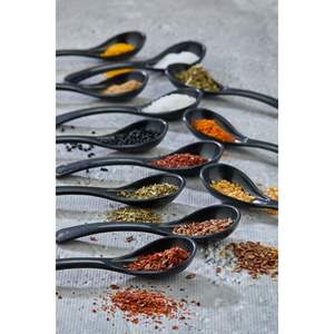 Cucchiaio per servire e spezie nero 24 pezzi-cucchiaio per colazione cucchiaio per la marmellata di zucchero - Product Image 5