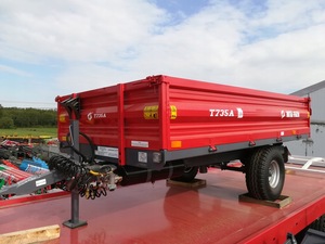 4輪3-10トン農業農場トレーラー/チッピングダンプトレーラー在庫/トラクター機器を購入する