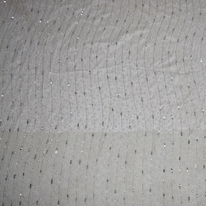 Neueste Kollektion Handmade Perlen Stoff für Frauen Party und Brautkleider Besticktes Muster für Mädchen - Product Image 6