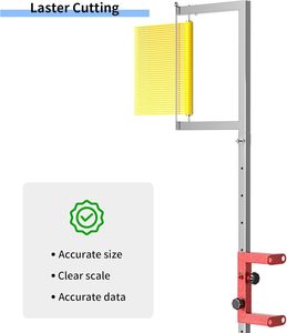 垂直ジャンプ測定ツール調整可能高さ壁取り付け垂直ジャンプトレーナー - Product Image 3