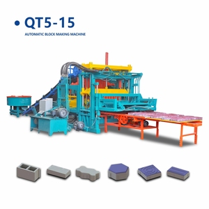 Macchina per la costruzione di stampi produttore per la vendita automatica di mattoni e blocchi macchina per la produzione di blocchi QT5-15 di cemento - Product Image 1