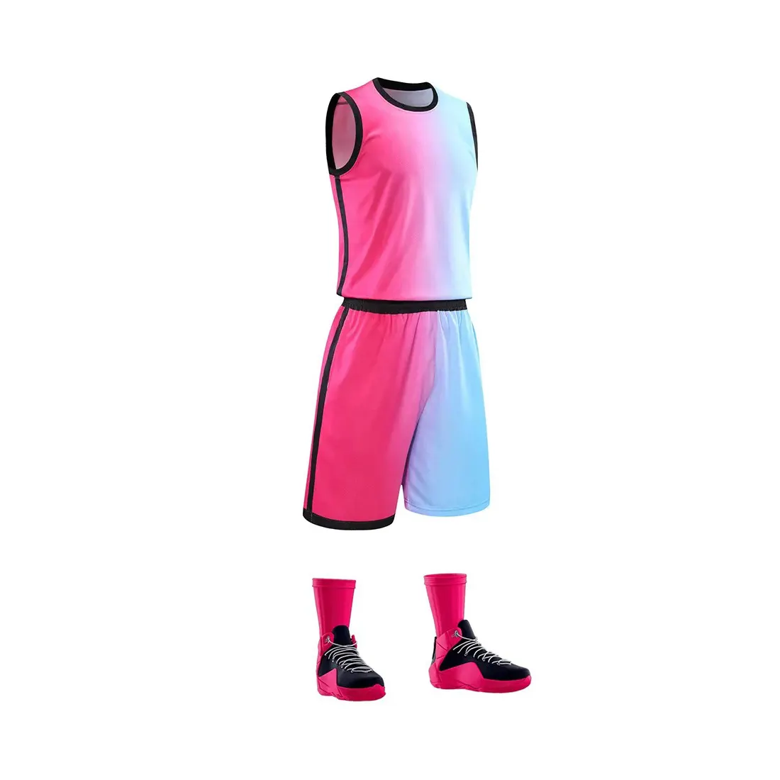 Barato Top 10 Mejor Simple Jersey Vestido de Baloncesto Con Jugador Personalizado Diseño Uniformes Fabricante