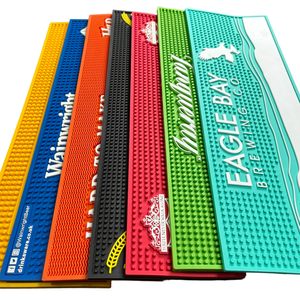 แผ่นยางรองบาร์ PVC โลโก้ OEM,แผ่นยางรองวิ่งตามสั่ง - Product Image 1