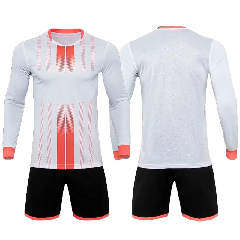 Conjunto de roupas de futebol, melhor qualidade, personalizado, masculino, futebol, manga comprida, uniforme de futebol, adulto, esportivo