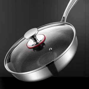 Thép không gỉ <span class=keywords><strong>Frying</strong></span> <span class=keywords><strong>Pan</strong></span> cổ điển chống bỏng dài xử lý khách sạn nhà bếp đồ nấu nướng hộ gia đình không dính <span class=keywords><strong>Frying</strong></span> <span class=keywords><strong>Pan</strong></span> - Product Image 2