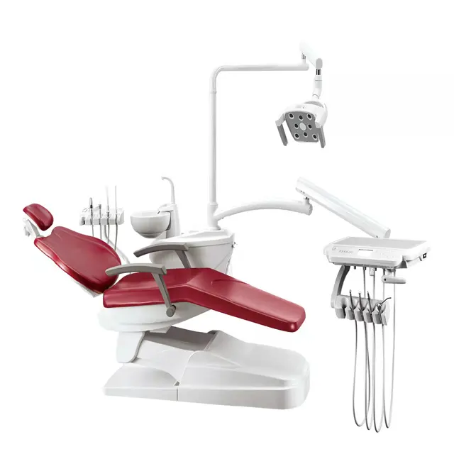 China Factory Großhandels preis Bester Zahnarzt stuhl für Zahnklinik) Dental ausrüstung KJ-917 integraler Zahnarzt stuhl