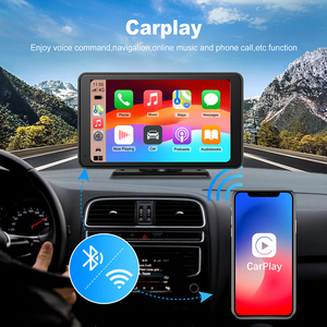 Stokta fabrika taşınabilir kablosuz carplay ekran apple carplay için 7 inç multimedya oynatıcı android oto araç dvd oynatıcı oyuncu - Product Image 4