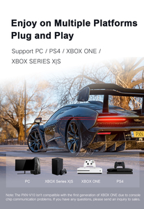 พวงมาลัย V10เล่นเกม pxn มีฟังก์ชันคลัตช์สำหรับเกม Xbox ขายตรงโรงงาน - Product Image 6